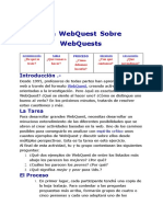 Una Webquest Sobre Webquests