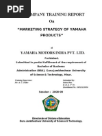 Download Trainign Report - Yamaha by palwal1 SN35884584 doc pdf
