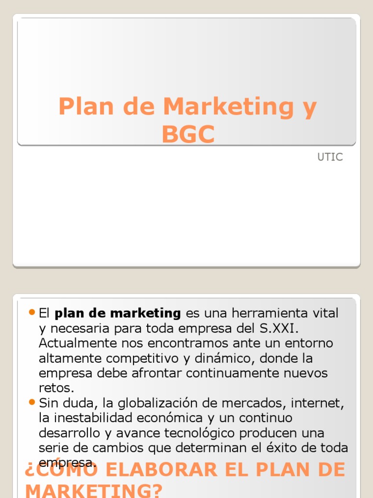 Guía para Elaborar un Plan de Marketing | PDF | Distribución (comercial ...