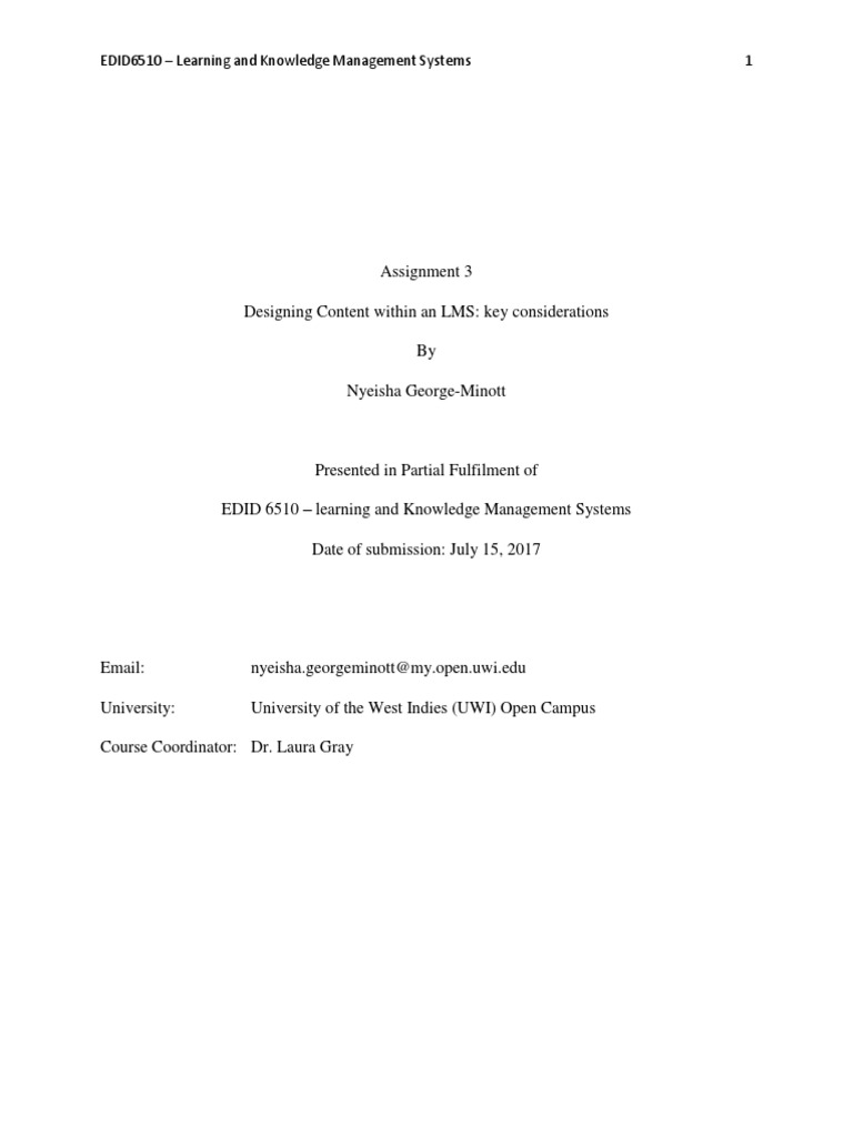 Designing Effective LMS Content | PDF | Instructional Design ...