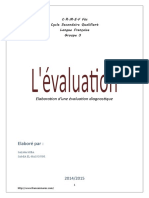 Evaluation Diagnostique 1