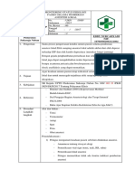 Sop Monitoring Status Fisiologi Pasien Selama Pemberian Anestesi Lokal