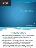 Introduction to MS ACCESS