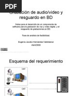 Download Grabacin de audiovideo y resguardo en BD by Jacobo Hernndez V SN35885594 doc pdf