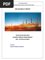 Adani - Mundra Coal Power Plant Prefeasibility Report