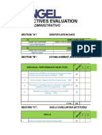 Evaluación de Objetivos Peresonal Finanzas