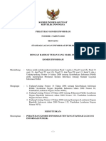 Komisi Informasi No 1-2010 (Standar Layanan Informasi Publik) PDF