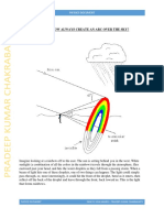 Why Rainbow Always Create An Arc Over The Sky?: Physics Document
