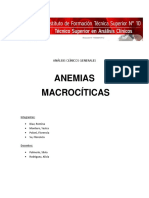Análisis Clínicos Generales Tp Anemia Macrocitica g4 Final