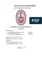 Informe Numero 6 de Quimica General