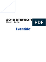 2016 Stereo Room User Guide