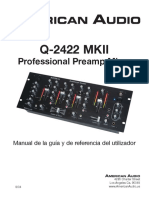 Q-2422 MKII: Professional Preamp Mixer
