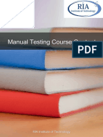 Manual Testing Course Content