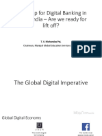 Roadmap For Digital Banking in Digital India - Are We Ready For Lift Off?