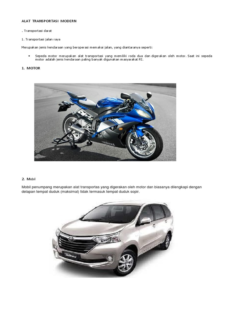  ALAT TRANSPORTASI MODERN  docx