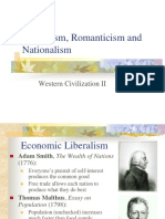 Liberalism, Romanticism and Nationalism