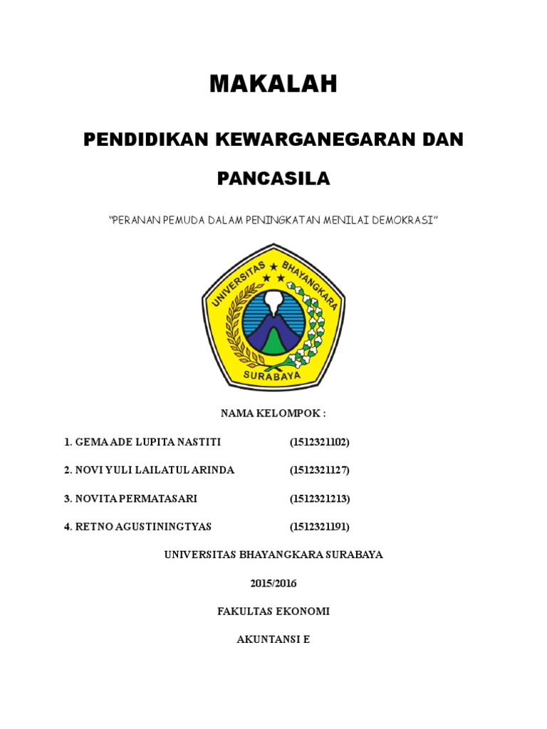 45++ Contoh cover makalah jurnal ubhara jaya info