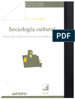 Sociologia Cultural