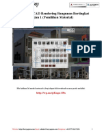 Ebook Autocad Rendering Bangunan Bertingkat Bagian 1 Pemilihan Material PDF