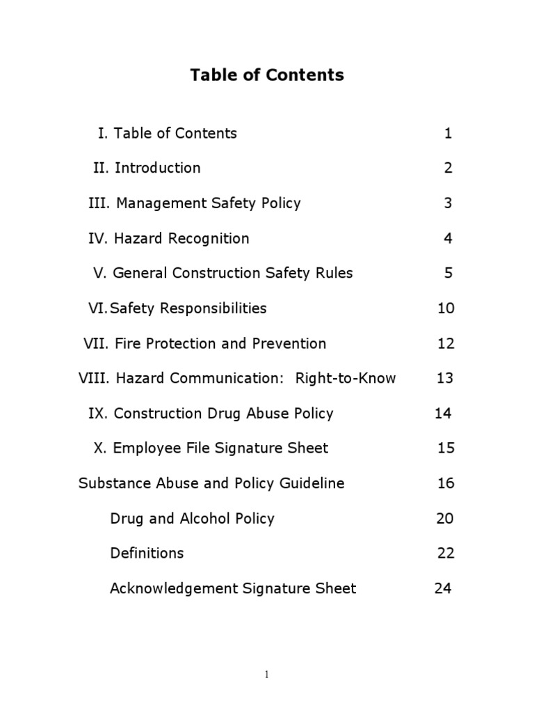 Construction Safety Orientation Guide | PDF | Drug Test | Substance Abuse