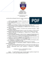 Art. 1: Se Aprobă Influenţele Asupra Alocaţiilor Bugetare Aprobate În Bugetul Local