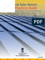 Best Practices Guide On State Level Solar Rooftop Photovoltaic Programs