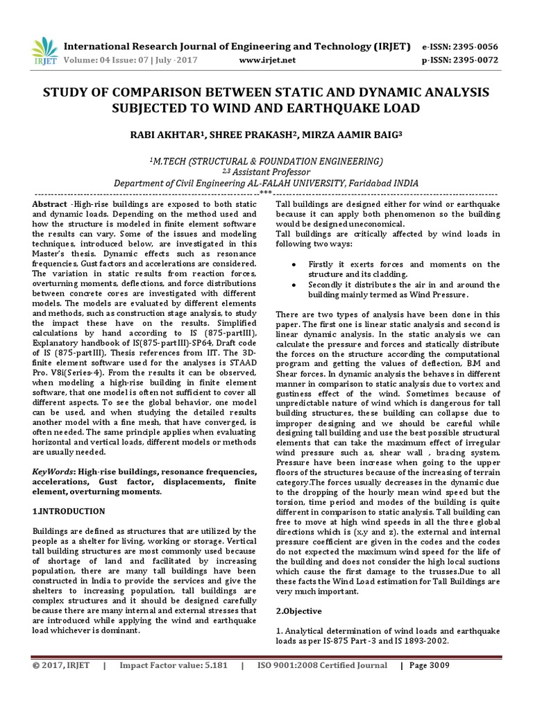 STATIC AND DYNAMIC ANALYSIS IN CIVIL ENGINEERING visual data 6