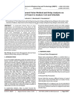 Application of Earned Value Method and Delay Analysis On Construction Project To Analyse Cost and Schedule