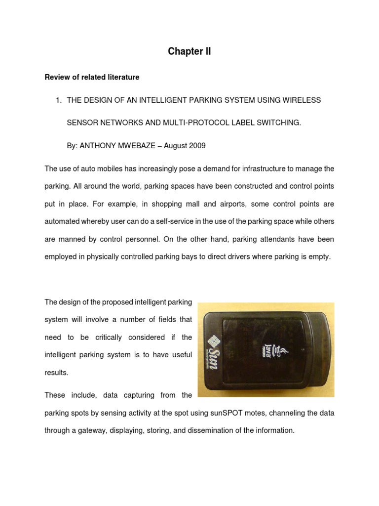 Scope of online car parking system picture