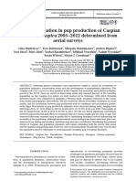 Inter-Year Variation in Pup Production of Caspian Seals Pusa Caspica 2005-2012 Determined From Aerial Surveys