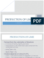 Production of Lime: A Report