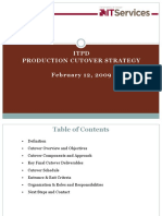 Production Cutover Planning