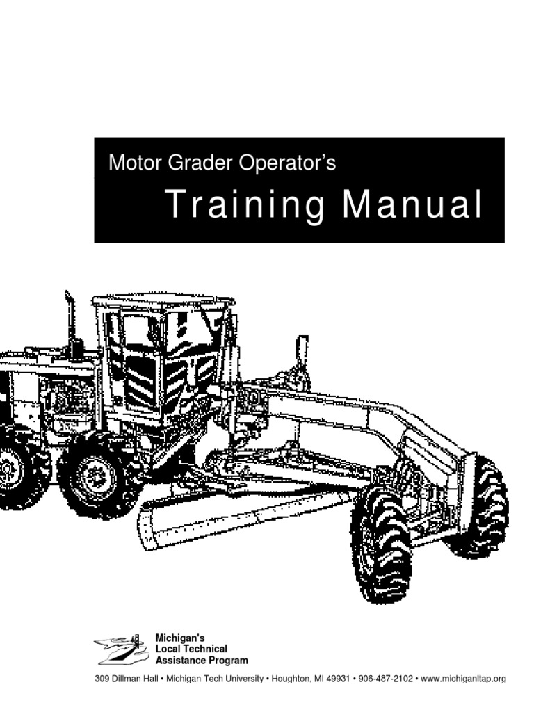 Motor Grader Operator Training Manual | PDF | Sodium Chloride | Road