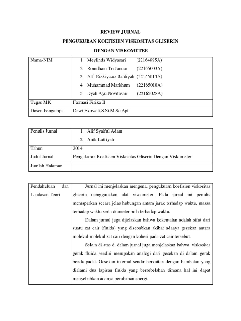 Review Jurnal Tugas Farfis Ii Pdf