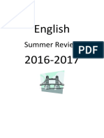 English Summer Review