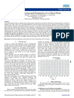 Civil Planning, Design and Estimation of A Check Dam