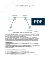 Simulasi Configurasi Koneksi 2 Router Dengan Cisco Packet