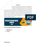 Facebook: Process of Setting FACEBOOK Advertisement