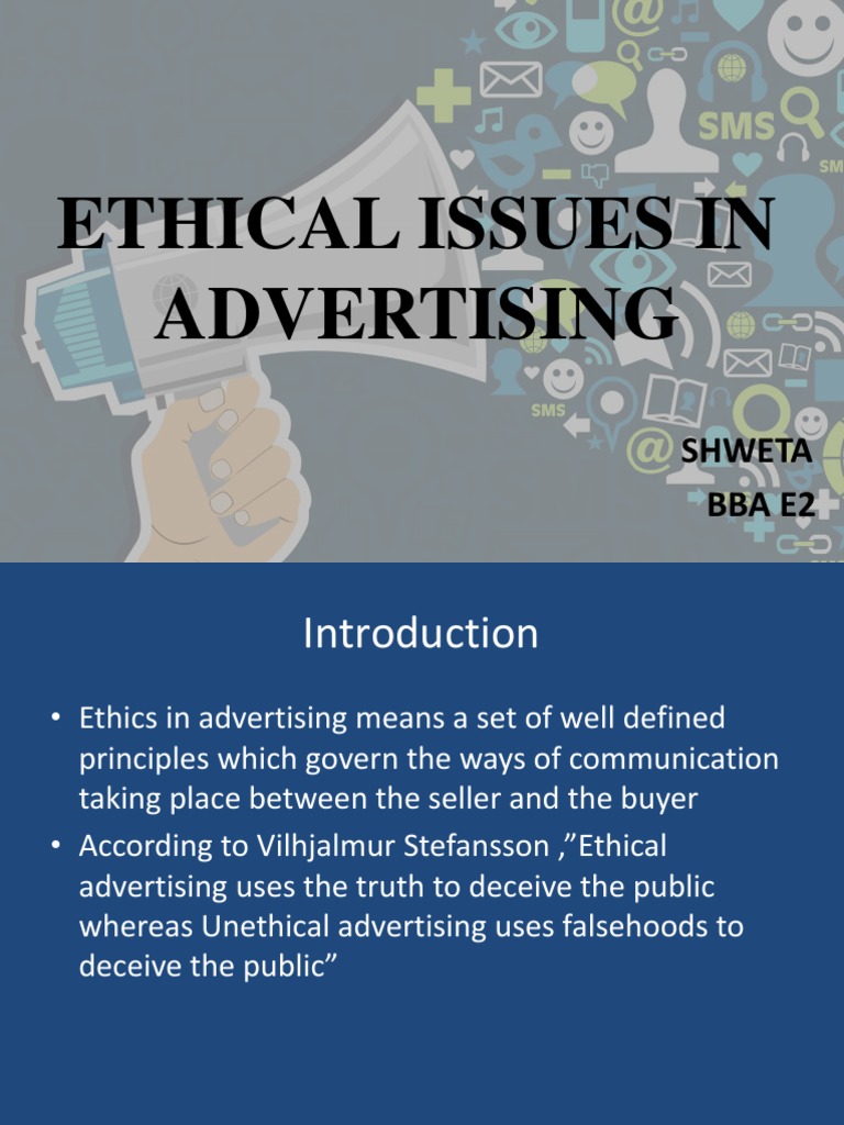 Ethical Issues in Advertising Explained | PDF