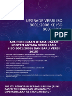 Upgrade Versi Iso 9001