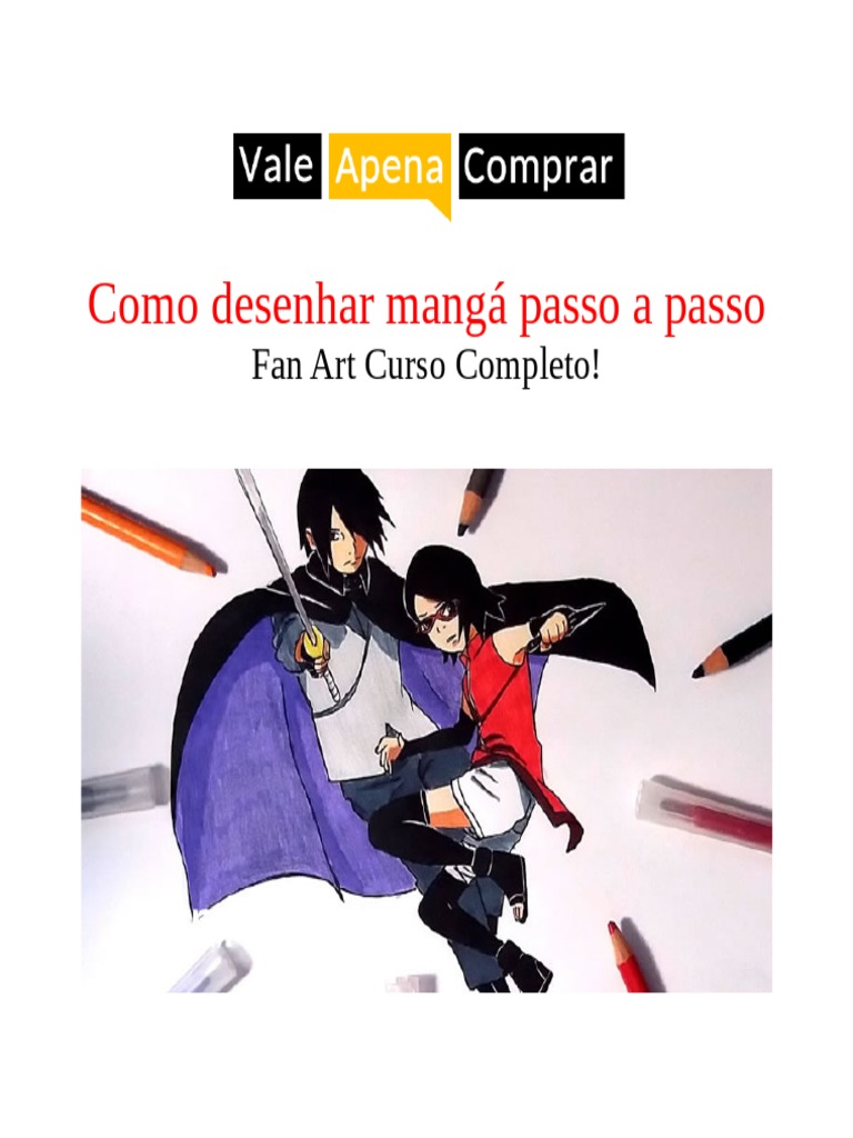 Como Desenhar Mangá Passo A Passo PDF | PDF | Mangá | Desenho
