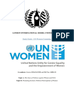 London International Model United Nations: Study Guide: UN Women Committee