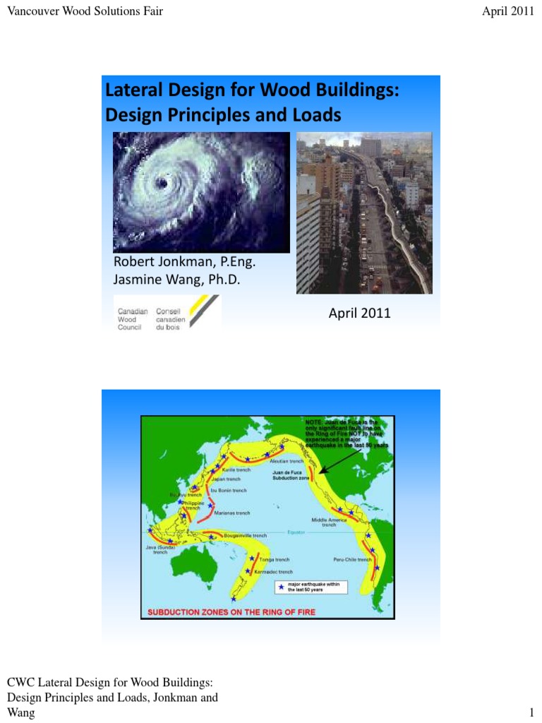 Lateral Design for Wood Buildings | PDF | Framing (Construction) | Truss
