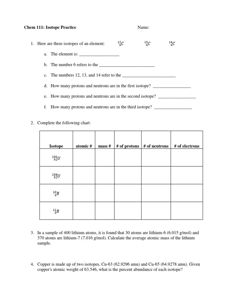 5-isotope-practice-worksheet