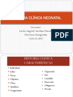 Historia Clínica Neonatal