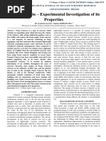 Foam Concrete - Experimental Investigation of Its Properties