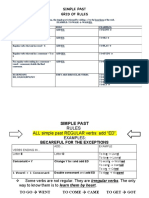 Simple Past Grid