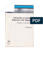 Iniciación Al Estudio Didáctico Del Álgebra - Sessa C.