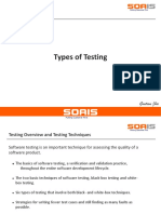 SOAIS Types of Testing