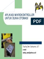 Aplikasi Mikrokontroler - Sistem Mikoprosesor & Mikrokontroler